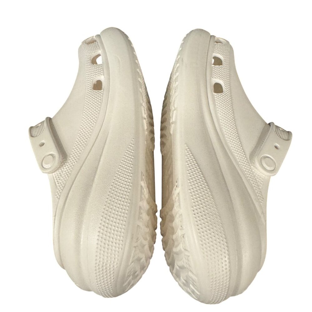Crocs White Crush Clog Platform Shoes, Size 9 (M) 11(W) WORN ONCE - Picture 4 of 7